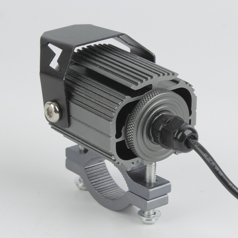 LED εξωτερικός προβολέας για μοτοσικλέτες και ηλεκτρικά οχήματα, αλουμινένιο σώμα, είσοδος 9–85 V, δυνατότητα εξατομίκευσης