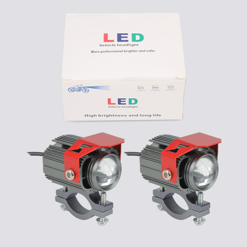LED εξωτερικός προβολέας για μοτοσικλέτες και ηλεκτρικά οχήματα, αλουμινένιο σώμα, είσοδος 9–85 V, δυνατότητα εξατομίκευσης