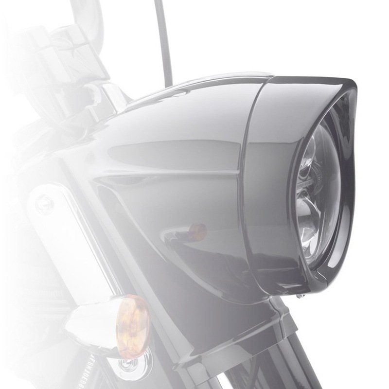 Metalni okvir prednjeg svjetla za Harley motocikl s dekorativnim prstenom za svjetla za maglu