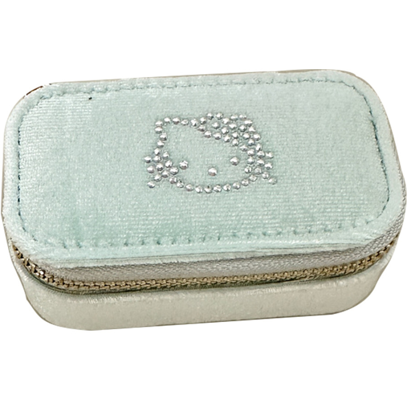 Kutija za nakit s pregradom na zatvarač — pamut, prašinu otporna, vlagotporna, zaštita od oksidacije, lagani luksuzni stil