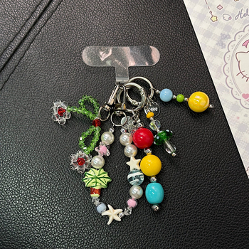 ZHI JIE Lanyard pentru telefon mobil, femei, Handmade, materiale mixte, șnur PU, cataramă metalică