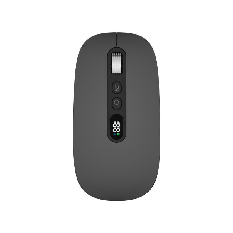 Iflytek AI hangalapú egér, vezeték nélküli Bluetooth, gépelés és fordítás, 2.4G + Bluetooth, 5 gomb, optikai felbontás 4000