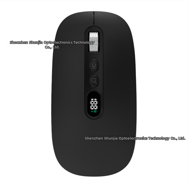 Iflytek AI hangalapú egér, vezeték nélküli Bluetooth, gépelés és fordítás, 2.4G + Bluetooth, 5 gomb, optikai felbontás 4000