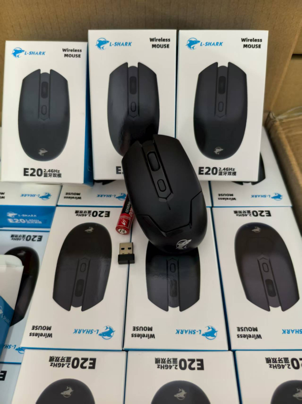 Lenovo ThinkPlus WL300 Безжична оптична мишка 2.4G, 2400 DPI, 3 бутона, USB, съвместима с настолни компютри