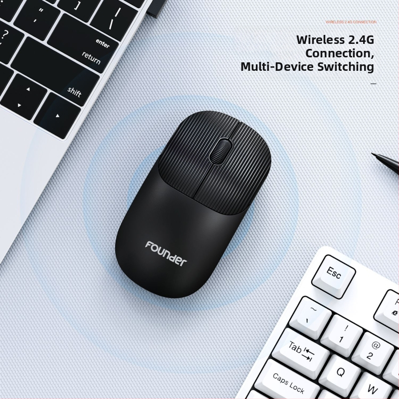 Lenovo ThinkPlus WL300 Bezdrôtová optická myš 2.4G, 2400 DPI, 3 tlačidlá, USB, kompatibilná s stolnými počítačmi