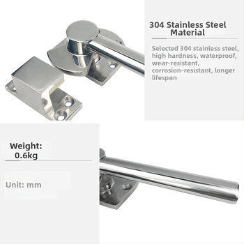 Λαβή πόρτας ατμοσυσκευής από ψευδάργυρο, επιφανειακή εγκατάσταση, μοντέρνος μινιμαλιστικός σχεδιασμός, για άνοιγμα και κλείσιμο θυρών