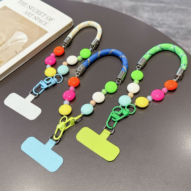 Tālruņa lieta ar auduma plaukstas siksnu, roku darbs, pielāgojama, daudzfunkcionāla