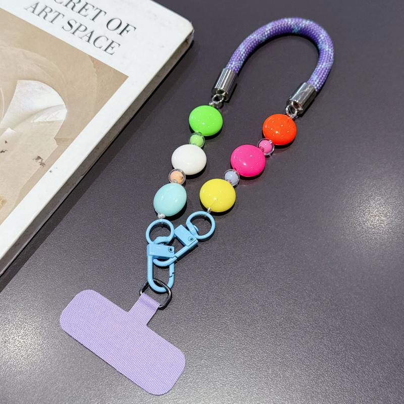 Tālruņa lieta ar auduma plaukstas siksnu, roku darbs, pielāgojama, daudzfunkcionāla