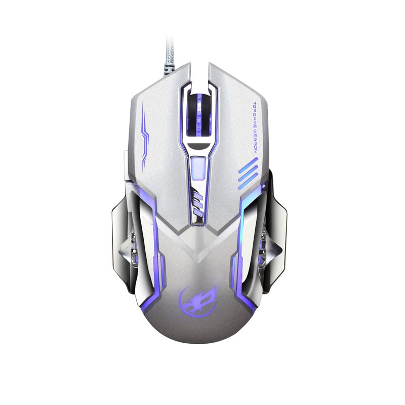 Beacon Wolf T9 Macro жична оптична гейминг мишка с 6 бутона, USB интерфейс, 4800 DPI