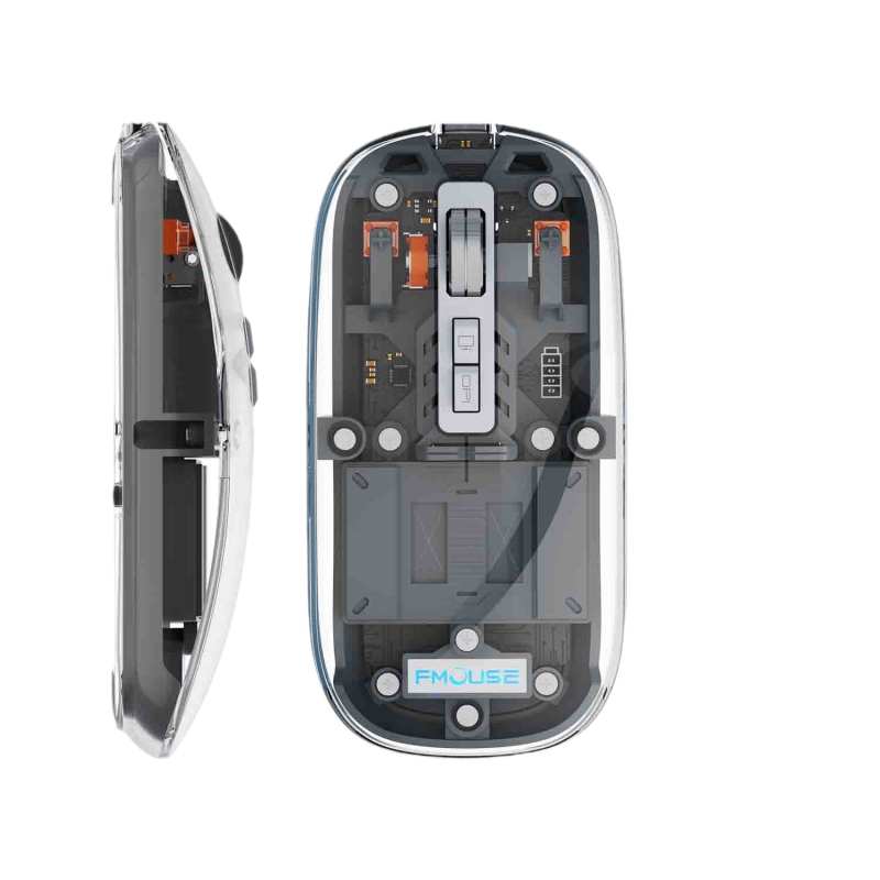 M133 Bluetooth мишка с три режима, безшумна и презареждаща, 2400dpi, USB интерфейс, 5 бутона, 2.4GHz безжична връзка, обхват до 10 м