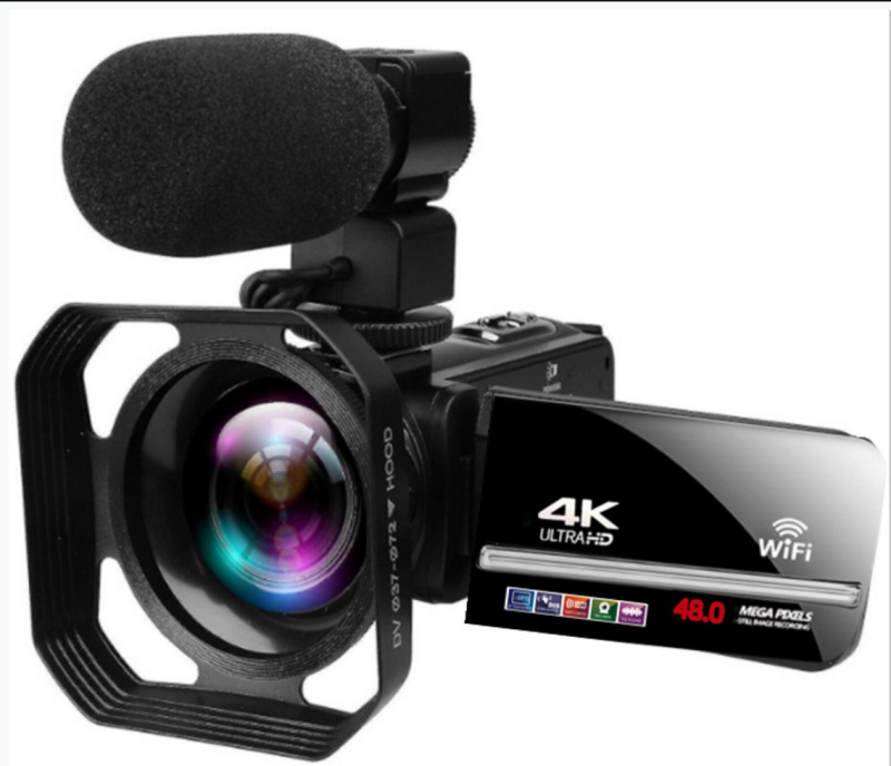 Kamera su jutikliniu ekranu, 48 MP CMOS jutiklis, 1080p vaizdo įrašas, elektroninė vaizdo stabilizacija