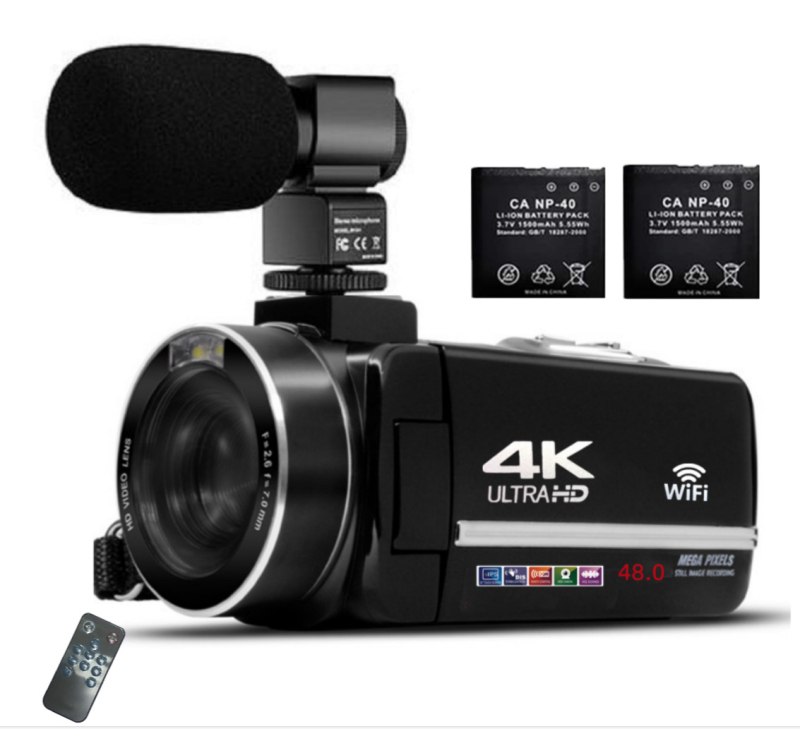 Kamera su jutikliniu ekranu, 48 MP CMOS jutiklis, 1080p vaizdo įrašas, elektroninė vaizdo stabilizacija