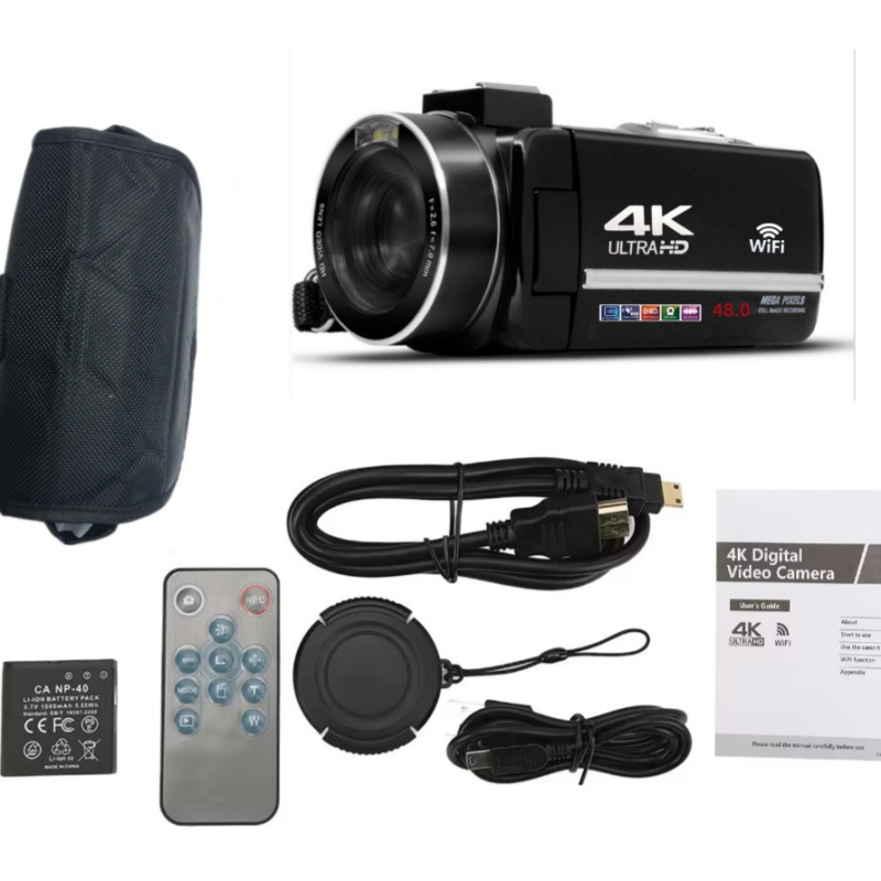 Kamera su jutikliniu ekranu, 48 MP CMOS jutiklis, 1080p vaizdo įrašas, elektroninė vaizdo stabilizacija