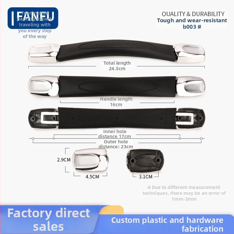 Plasztik bőröndfogantyú — vízálló, ultra könnyű, tehercsökkentő kiegészítő a poggyászhoz