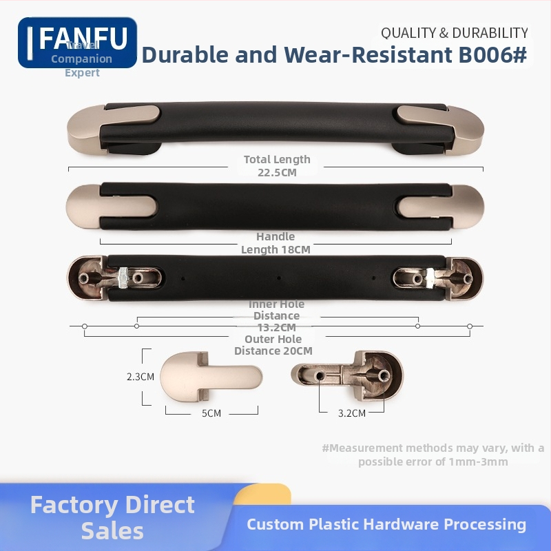 Plasztik bőröndfogantyú — vízálló, ultra könnyű, tehercsökkentő kiegészítő a poggyászhoz