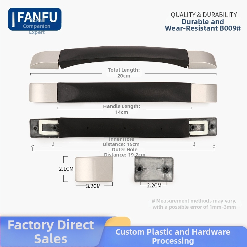 Plasztik bőröndfogantyú — vízálló, ultra könnyű, tehercsökkentő kiegészítő a poggyászhoz