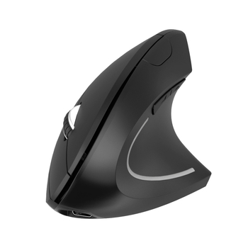 Vertikalni bežični miš za desnu ruku, dvostruki Bluetooth/2,4 GHz, punjiv, 1600 DPI, 6 tipki, USB sučelje