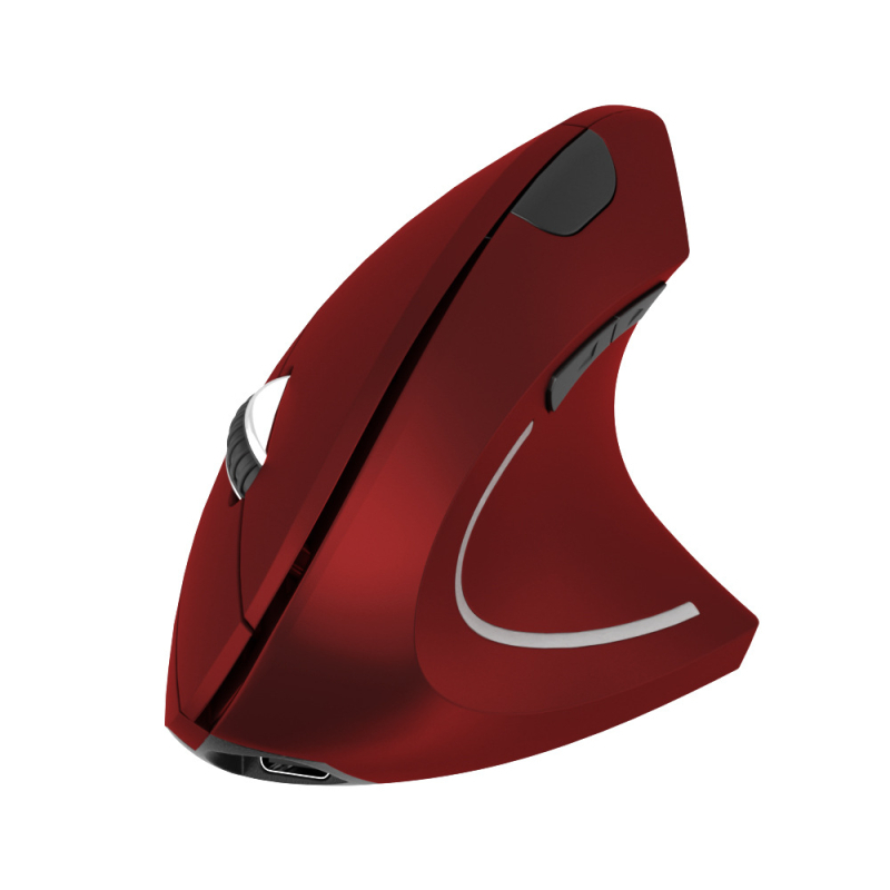 Vertikalni bežični miš za desnu ruku, dvostruki Bluetooth/2,4 GHz, punjiv, 1600 DPI, 6 tipki, USB sučelje