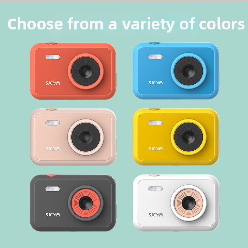 SJCAM Cameră pentru copii, ecran LCD de 2,0 inch, 5–12 MP, stocare TF Card, înregistrare video, autonomie baterie 1–3 ore