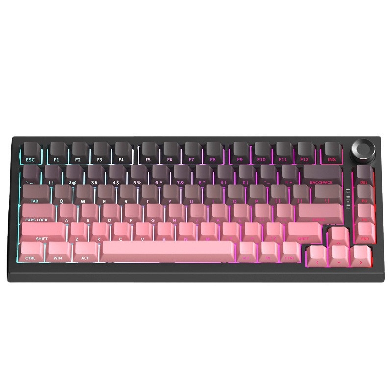 K81 mehanička tipkovnica, 82 tipke, RGB pozadinsko osvjetljenje, bežično i USB povezivanje, zelene ili bijele prekidače