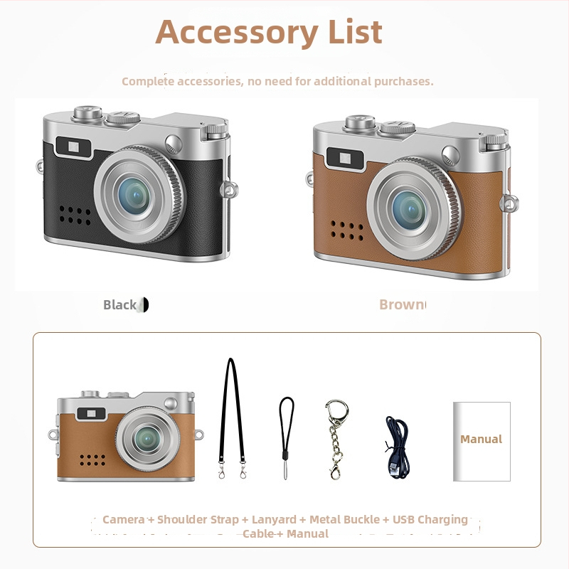Detská retro mini digitálna kamera s 0,96-palcovým IPS HD displejom, TF karta pre ukladanie, 1–5 MP, model DC26, výdrž batérie 1–3 hodiny