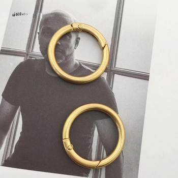 Σετ εξαρτημάτων μετατροπής για Messenger τσάντα: δαχτυλίδι, ανοιχτό δαχτυλίδι, ελατήριος δαχτυλίδι, μεταλλικό κούμπωμα για τσάντα ώμου