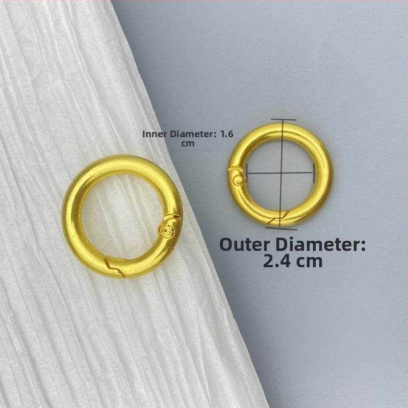 Σετ εξαρτημάτων μετατροπής για Messenger τσάντα: δαχτυλίδι, ανοιχτό δαχτυλίδι, ελατήριος δαχτυλίδι, μεταλλικό κούμπωμα για τσάντα ώμου