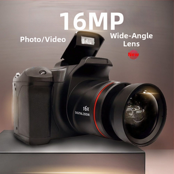Yancai cameră digitală în stil DSLR, senzor CCD de 16 MP (1/1.7), zoom optic 16x, rezoluție maximă 3680×2456, obiectiv periscop, funcționare complet manuală