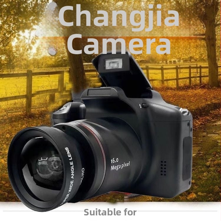 Yancai cameră digitală în stil DSLR, senzor CCD de 16 MP (1/1.7), zoom optic 16x, rezoluție maximă 3680×2456, obiectiv periscop, funcționare complet manuală