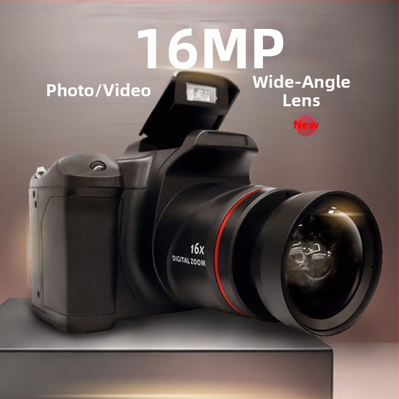 Yancai cameră digitală în stil DSLR, senzor CCD de 16 MP (1/1.7), zoom optic 16x, rezoluție maximă 3680×2456, obiectiv periscop, funcționare complet manuală