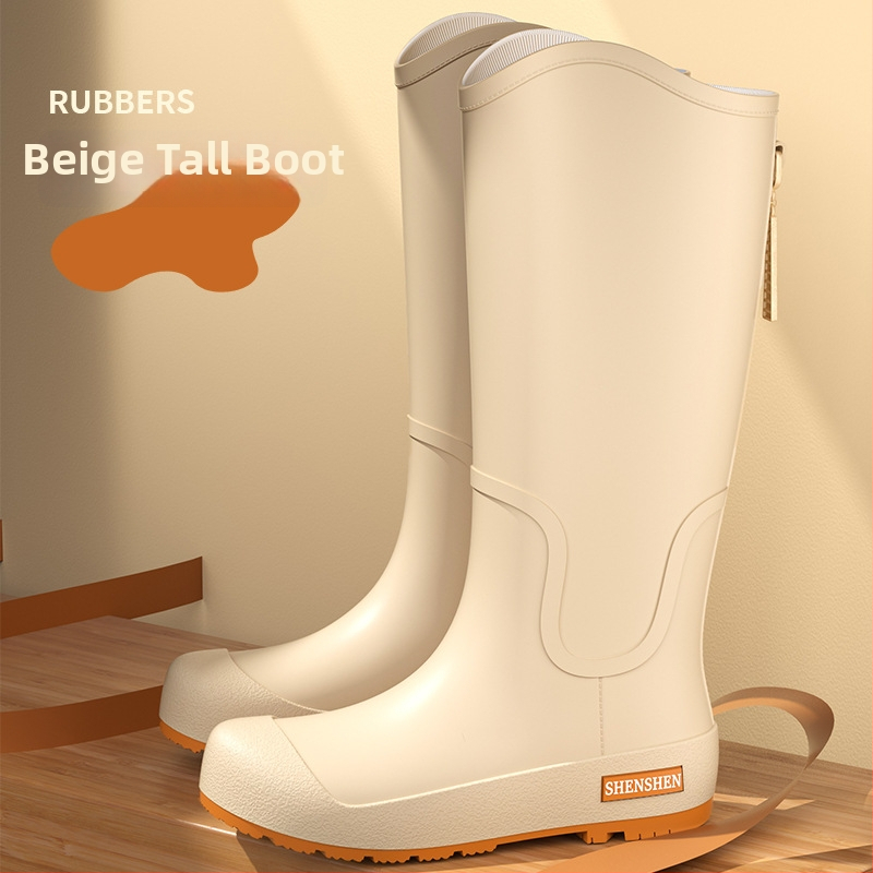 Lietaus batai japonų stiliaus, unisex suaugusiems, PVC viršus, vidutinio vamzdelio aukštis