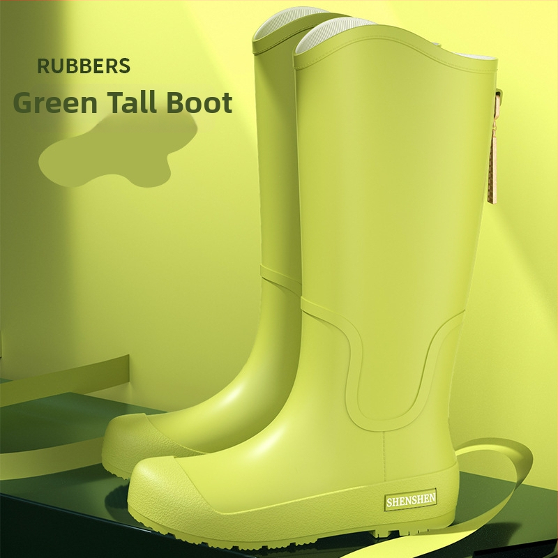 Lietaus batai japonų stiliaus, unisex suaugusiems, PVC viršus, vidutinio vamzdelio aukštis