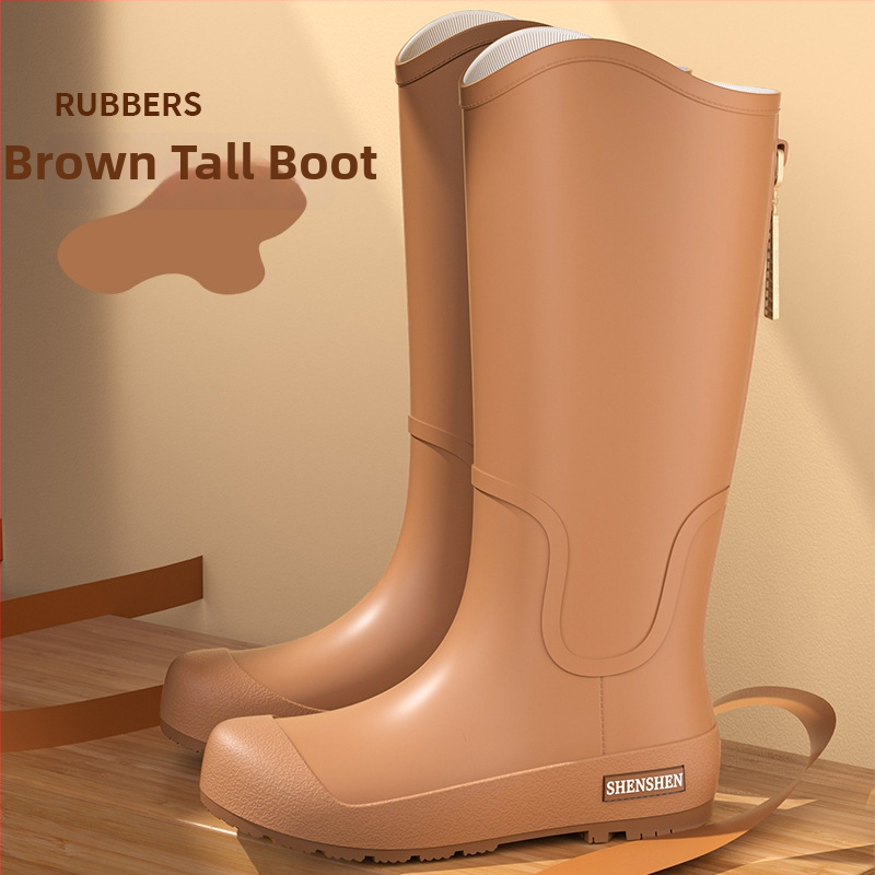Lietaus batai japonų stiliaus, unisex suaugusiems, PVC viršus, vidutinio vamzdelio aukštis