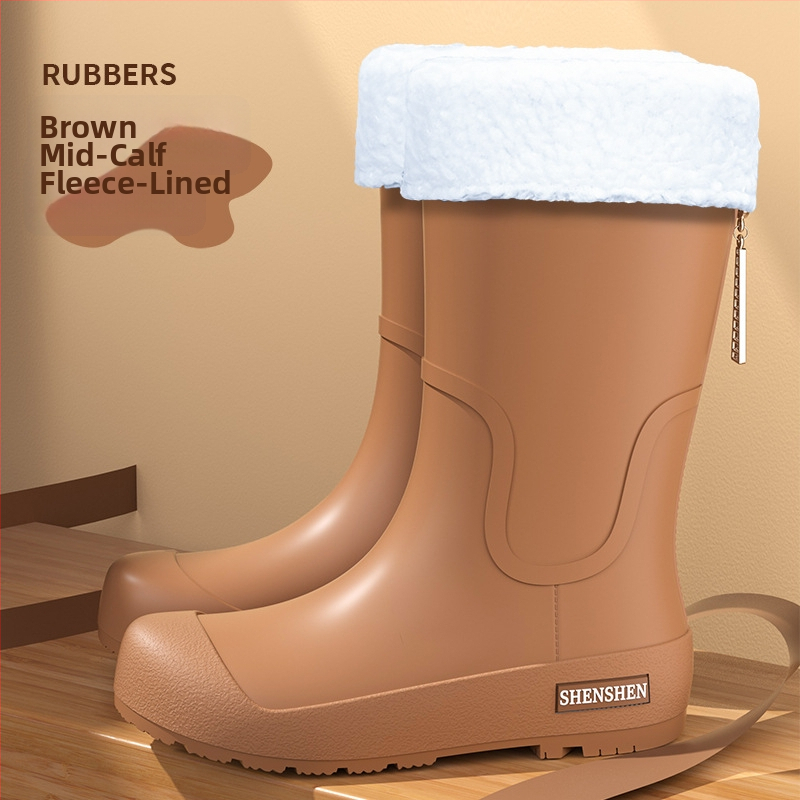 Lietaus batai japonų stiliaus, unisex suaugusiems, PVC viršus, vidutinio vamzdelio aukštis