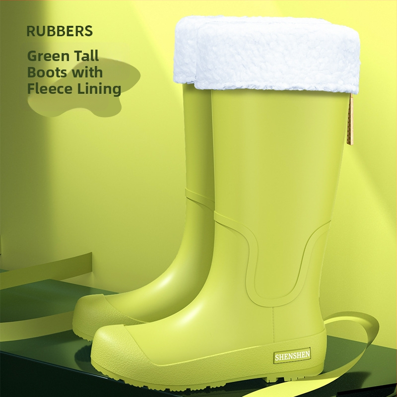 Lietaus batai japonų stiliaus, unisex suaugusiems, PVC viršus, vidutinio vamzdelio aukštis