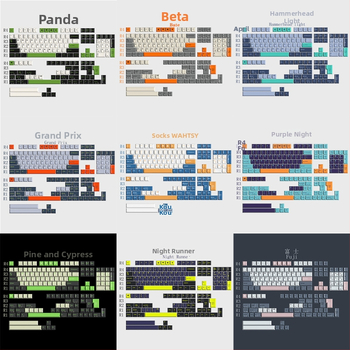 GMK 163 капачета за механична клавиатура, универсална съвместимост, ABS материал, кръстовиден стержен, поддръжка на персонализация