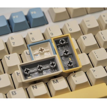 GMK 163 капачета за механична клавиатура, универсална съвместимост, ABS материал, кръстовиден стержен, поддръжка на персонализация