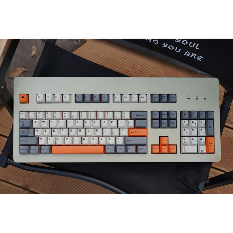 GMK 163 капачета за механична клавиатура, универсална съвместимост, ABS материал, кръстовиден стержен, поддръжка на персонализация