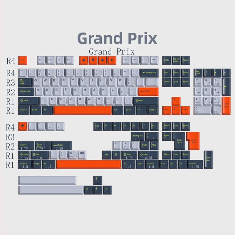 GMK 163 капачета за механична клавиатура, универсална съвместимост, ABS материал, кръстовиден стержен, поддръжка на персонализация