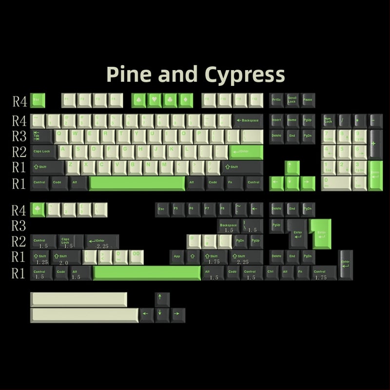 GMK 163 капачета за механична клавиатура, универсална съвместимост, ABS материал, кръстовиден стержен, поддръжка на персонализация