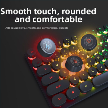 Комплект клавиатура и мишка, проводен, с цифрова клавиатура, без подсветка