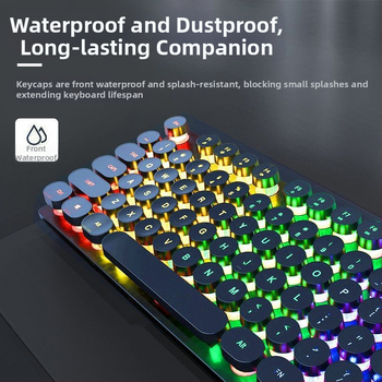 Комплект клавиатура и мишка, проводен, с цифрова клавиатура, без подсветка