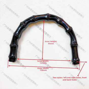 Πλεκτή λαβή για τσάντα από πλαστικό με εμφάνιση μπαμπού, κατάλληλη για DIY