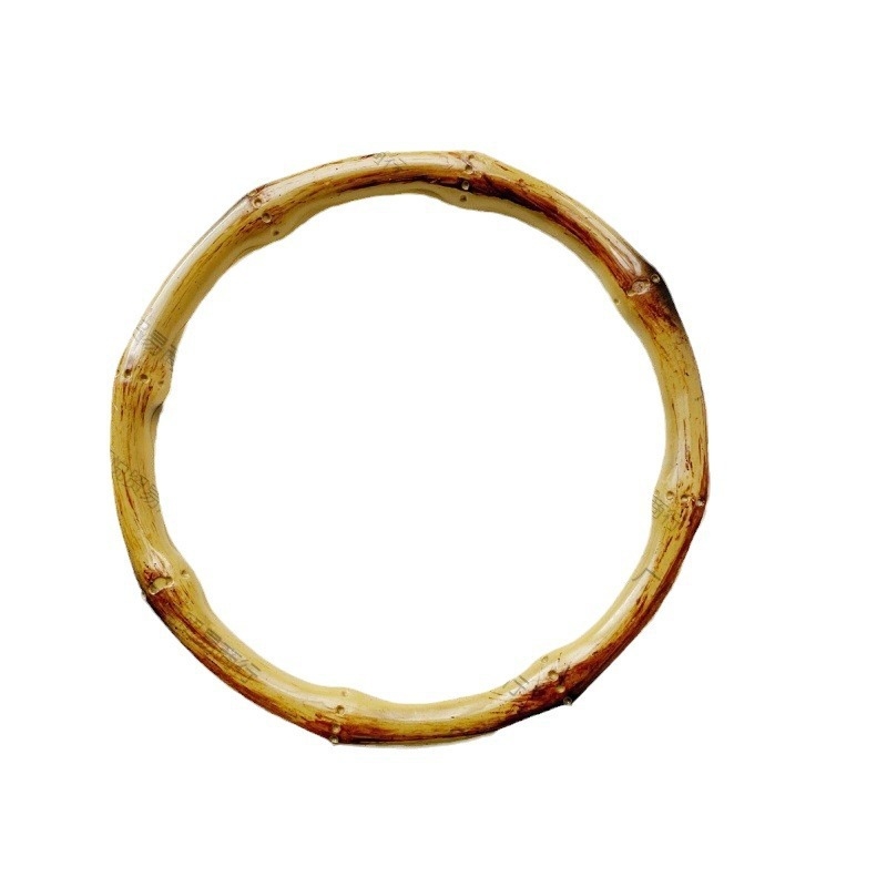 Πλεκτή λαβή για τσάντα από πλαστικό με εμφάνιση μπαμπού, κατάλληλη για DIY