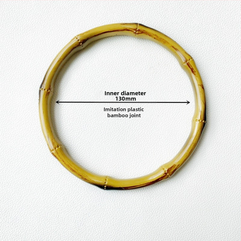 Πλεκτή λαβή για τσάντα από πλαστικό με εμφάνιση μπαμπού, κατάλληλη για DIY