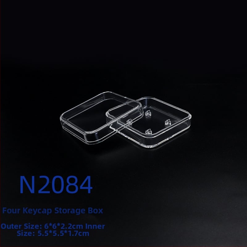 Тестер за клавишни превключватели на клавиатура с прозрачен PC материал, механичен вал със зелена ос, 4+ поддържани устройства и персонализирана кутия за клавишни капачки