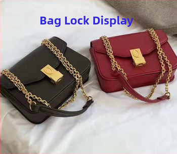 Shrimp button μεταλλικός εξοπλισμός για τσάντες – κλειδαριά με στροφή, μακρύ δαχτυλίδι για ιμάντα, για δερμάτινες τσάντες