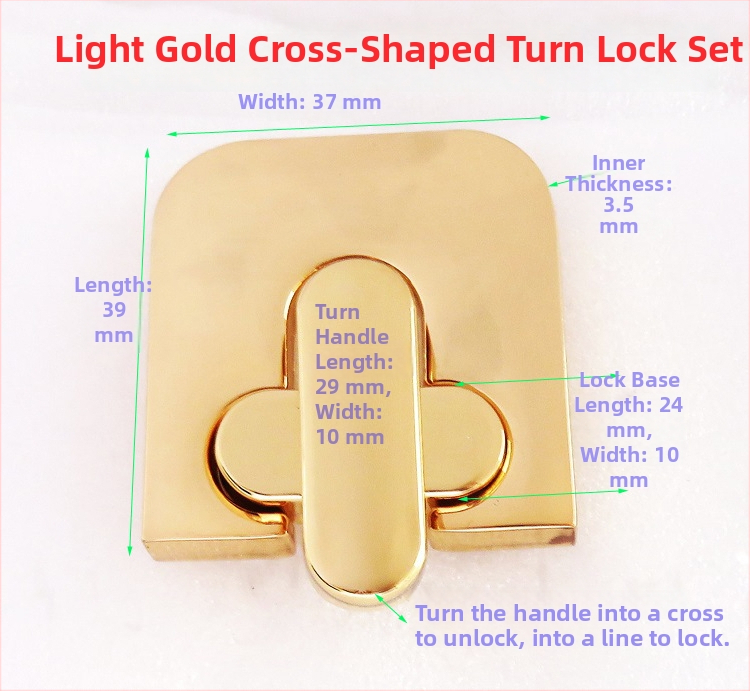 Shrimp button μεταλλικός εξοπλισμός για τσάντες – κλειδαριά με στροφή, μακρύ δαχτυλίδι για ιμάντα, για δερμάτινες τσάντες