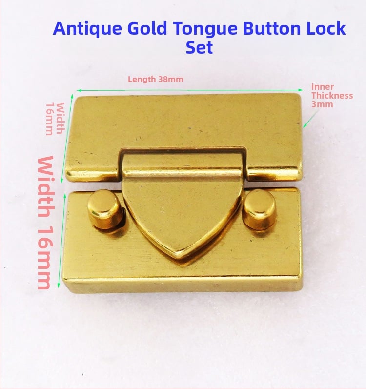 Shrimp button μεταλλικός εξοπλισμός για τσάντες – κλειδαριά με στροφή, μακρύ δαχτυλίδι για ιμάντα, για δερμάτινες τσάντες