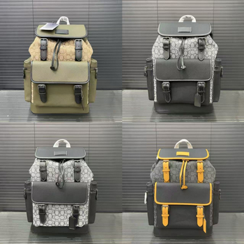 Раница с голям капацитет 20–35 л, канвас, разширяема, унисекс, стил улица, буквен мотив, поддържа 14-инчов лаптоп